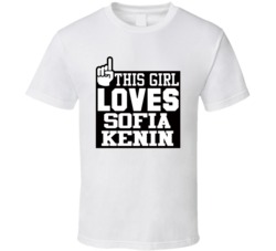 This Girl Loves Sofia Kenin United States Tennis Star Fan T Shirt