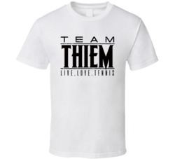 Team Dominic Thiem Live Love Tennis Autrian Tennis Star Fan T Shirt