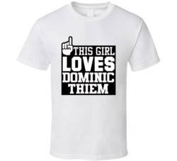 This Girl Loves Dominic Thiem Austrian Tennis Star Fan T Shirt