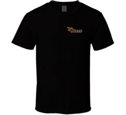 Utah Blaze Arena Football League Chest Emblem Team Fan Logo T Shirt