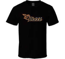 Utah Blaze Arena Football League Team Fan Logo T Shirt Utah Blaze Arena Football League Team Fan Logo T Shirt