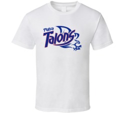 Tulsa Talons Arena Football League Team Sports Fan Logo T Shirt Tulsa Talons Arena Football League Team Sports Fan Logo T Shirt