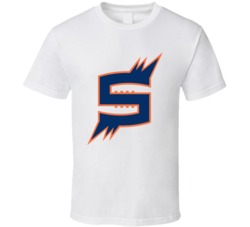 Spokane Shock Arena Football League Team Sports Fan Logo T Shirt Spokane Shock Arena Football League Team Sports Fan Logo T Shirt