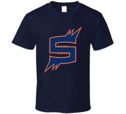 Spokane Shock Arena Football League Team Fan Logo T Shirt Spokane Shock Arena Football League Team Fan Logo T Shirt