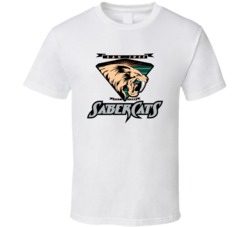 San Jose Saber Cats Arena Football League Team Sports Fan Logo T Shirt San Jose Saber Cats Arena Football League Team Sports Fan Logo T Shirt