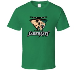 San Jose Saber Cats Arena Football League Team Fan Logo T Shirt San Jose Saber Cats Arena Football League Team Fan Logo T Shirt