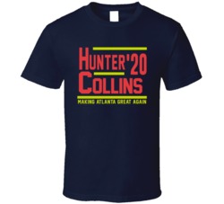 De'andre Hunter John Collins 2020 Making Atlanta Great Again Basketbal De'andre Hunter John Collins 2020 Making Atlanta Great Again Basketbal