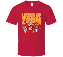 Legion Of Zoom Hill Watkins Hardman Kansas City Football Fan T Shirt
