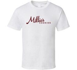 Millie's Cookies Uk Chain Restaurants Logo T Shirt Millie's Cookies Uk Chain Restaurants Logo T Shirt