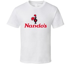 Nandos Uk Chain Restaurants Logo T Shirt Nandos Uk Chain Restaurants Logo T Shirt