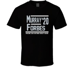 Dejounte Murray Bryn Forbes 2020 Making San Antonio Great Again Basket