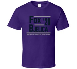 De'aaron Fox Nemanja Bjelica 2020 Making Sacramento Great Again Basket
