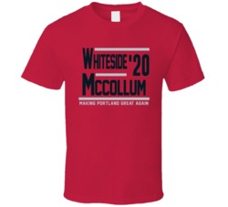 Hassan Whiteside Cj Mccollum 2020 Making Portland Great Again Basketba