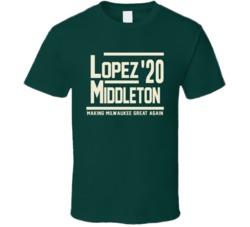 Brook Lopez Khris Middleton 2020 Making Milwaukee Great Again Basketba Brook Lopez Khris Middleton 2020 Making Milwaukee Great Again Basketba