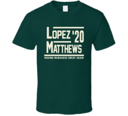 Brook Lopez Wesley Matthews 2020 Making Milwaukee Great Again Basketba Brook Lopez Wesley Matthews 2020 Making Milwaukee Great Again Basketba