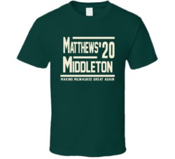 Wesley Matthews Khris Middleton 2020 Making Milwaukee Great Again Bask Wesley Matthews Khris Middleton 2020 Making Milwaukee Great Again Bask
