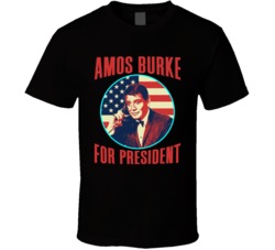 Amos Burke Burke's Law For President Spy Tv Fan T Shirt