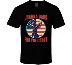 Joanna Dark Perfect Dark For President Spy Video Game Fan T Shirt Joanna Dark Perfect Dark For President Spy Video Game Fan T Shirt