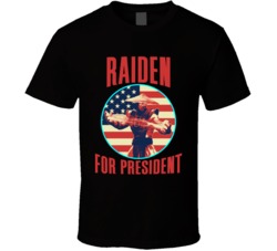 Raiden Mortal Kombat For President Spy Video Game Fan T Shirt Raiden Mortal Kombat For President Spy Video Game Fan T Shirt