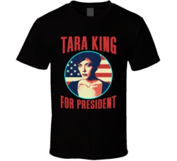 Tara King The Avengers For President Spy Tv Fan T Shirt