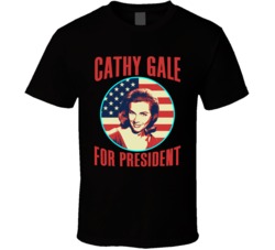 Cathy Gale The Avengers For President Spy Tv Fan T Shirt