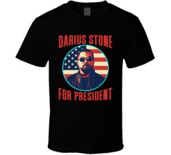 Darius Stone Triple X For President Spy Movie Fan T Shirt Darius Stone Triple X For President Spy Movie Fan T Shirt