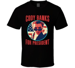 Agent Cody Banks For President Spy Tv Fan T Shirt Agent Cody Banks For President Spy Tv Fan T Shirt