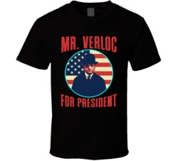 Mr Verloc The Secret Agent For President Spy Tv Fan T Shirt Mr Verloc The Secret Agent For President Spy Tv Fan T Shirt