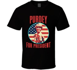 Purdey The New Avengers For President Spy Tv Fan T Shirt Purdey The New Avengers For President Spy Tv Fan T Shirt