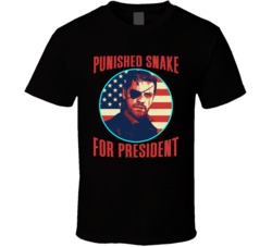 Punished Snake Metal Gear For President Spy Video Game Fan T Shirt Punished Snake Metal Gear For President Spy Video Game Fan T Shirt