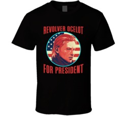 Revolver Ocelot Metal Gear For President Spy Video Game Fan T Shirt Revolver Ocelot Metal Gear For President Spy Video Game Fan T Shirt