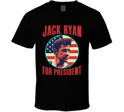 Jack Ryan For President Spy Tv Fan T Shirt Jack Ryan For President Spy Tv Fan T Shirt