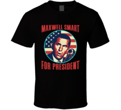Maxwell Get Smart For President Spy Movie Fan T Shirt Maxwell Get Smart For President Spy Movie Fan T Shirt