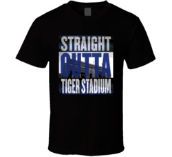 Detroit Tiger Stadium Straight Outta Ball Park Baseball Fan T Shirt Detroit Tiger Stadium Straight Outta Ball Park Baseball Fan T Shirt