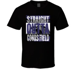 Colorado Coors Field Straight Outta Ball Park Baseball Fan T Shirt Colorado Coors Field Straight Outta Ball Park Baseball Fan T Shirt