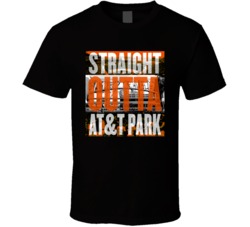 San Francisco At&t Park Straight Outta Ball Park Baseball Fan T Sh San Francisco At&t Park Straight Outta Ball Park Baseball Fan T Sh