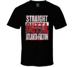 Atlanta Fulton County Stadium Straight Outta Ball Park Baseball Fan T Atlanta Fulton County Stadium Straight Outta Ball Park Baseball Fan T