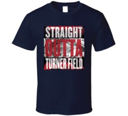 Atlanta Turner Field Straight Outta Ball Park Baseball Fan T Shirt Atlanta Turner Field Straight Outta Ball Park Baseball Fan T Shirt