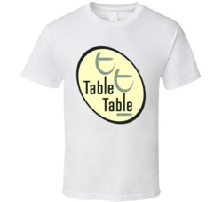 Table Table Uk Chain Restaurants Logo T Shirt Table Table Uk Chain Restaurants Logo T Shirt