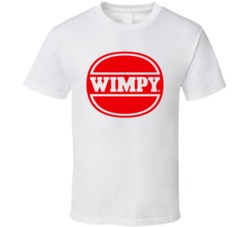 Wimpy Uk Chain Restaurants Logo T Shirt Wimpy Uk Chain Restaurants Logo T Shirt