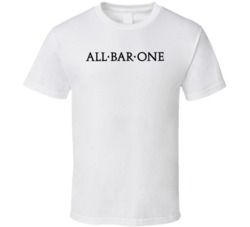 All Bar One Uk Chain Restaurants Logo T Shirt All Bar One Uk Chain Restaurants Logo T Shirt