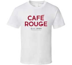 Cafe Rouge Uk Chain Restaurants Logo T Shirt Cafe Rouge Uk Chain Restaurants Logo T Shirt
