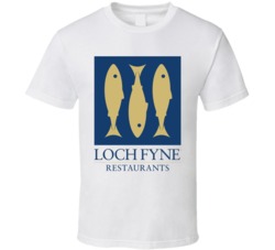Loch Fyne Uk Chain Restaurants Logo T Shirt Loch Fyne Uk Chain Restaurants Logo T Shirt
