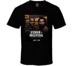Usman Versus Masividal Team Fan T Shirt Usman Versus Masividal Team Fan T Shirt
