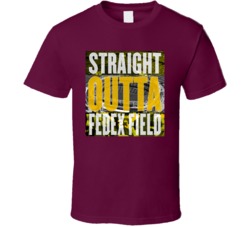 Washington Fedex Field Straight Outta Stadium Football Fan T Shirt Washington Fedex Field Straight Outta Stadium Football Fan T Shirt