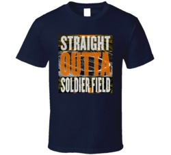 Chicago Soldier Field Straight Outta Stadium Football Fan T Shirt Chicago Soldier Field Straight Outta Stadium Football Fan T Shirt
