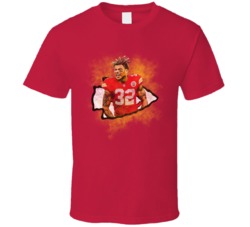 Tyrann Mathieu Kansas City Smoke T Shirt Tyrann Mathieu Kansas City Smoke T Shirt