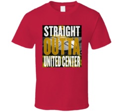 Chicago United Center Straight Outta Arena Hockey Fan T Shirt Chicago United Center Straight Outta Arena Hockey Fan T Shirt