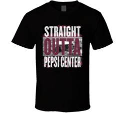 Colorado Pepsi Center Straight Outta Arena Hockey Fan T Shirt Colorado Pepsi Center Straight Outta Arena Hockey Fan T Shirt