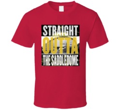 Calgary Scotiabank Saddledome Straight Outta Arena Hockey Fan T Shirt Calgary Scotiabank Saddledome Straight Outta Arena Hockey Fan T Shirt